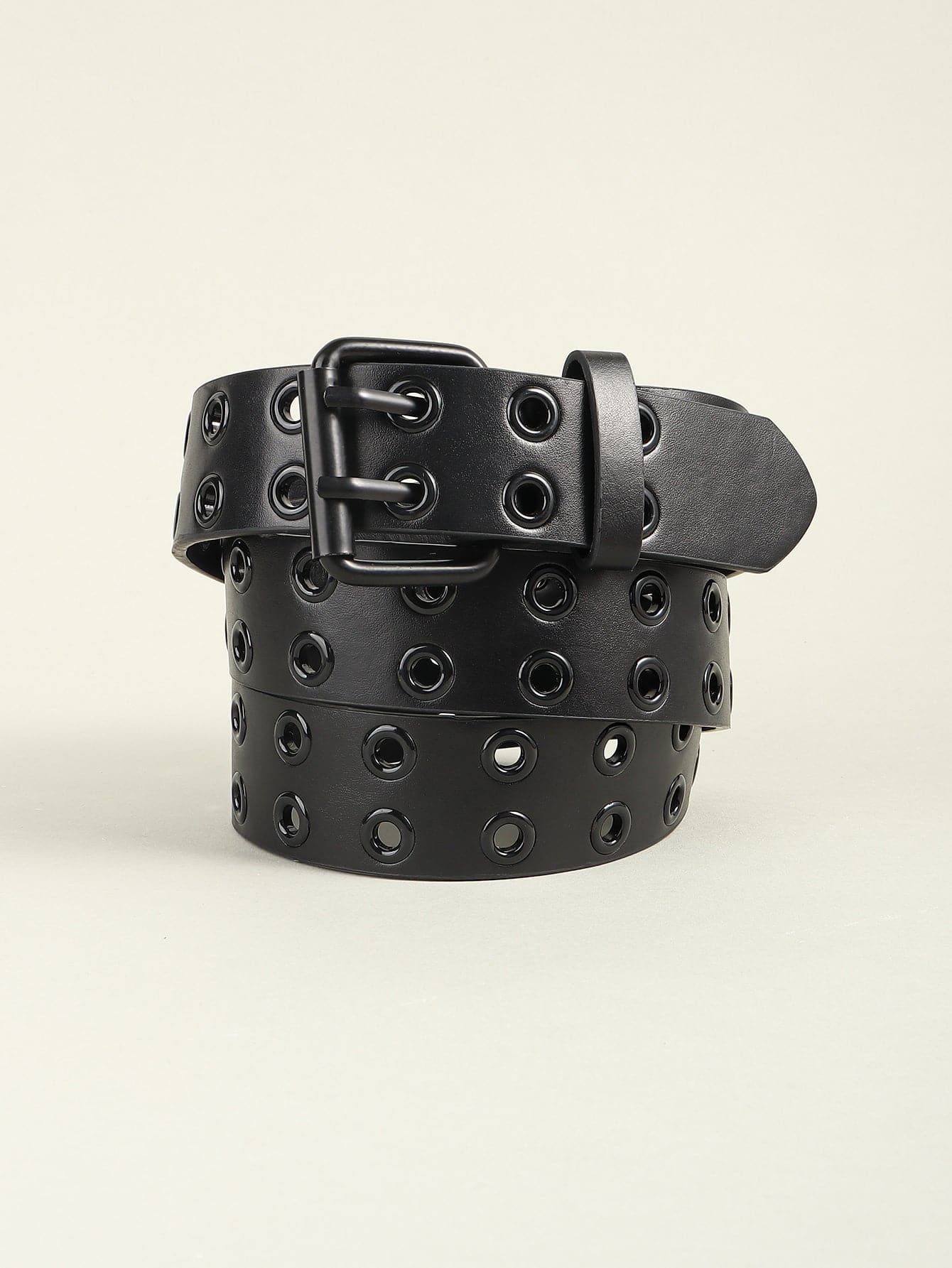 Grommet PU Leather Belt.