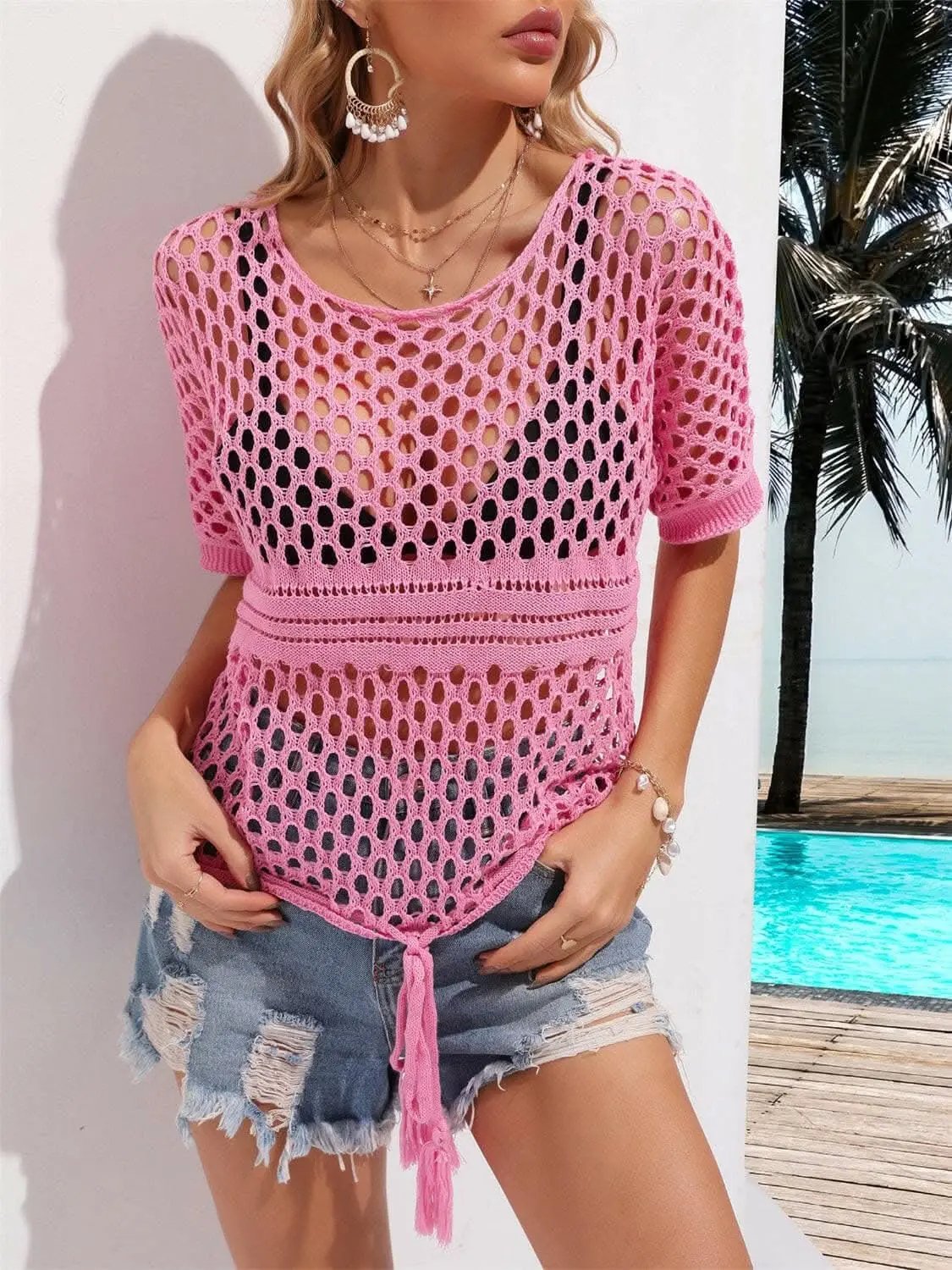 Chic cutout beach cover up - sizes S to XL - Love Salve 