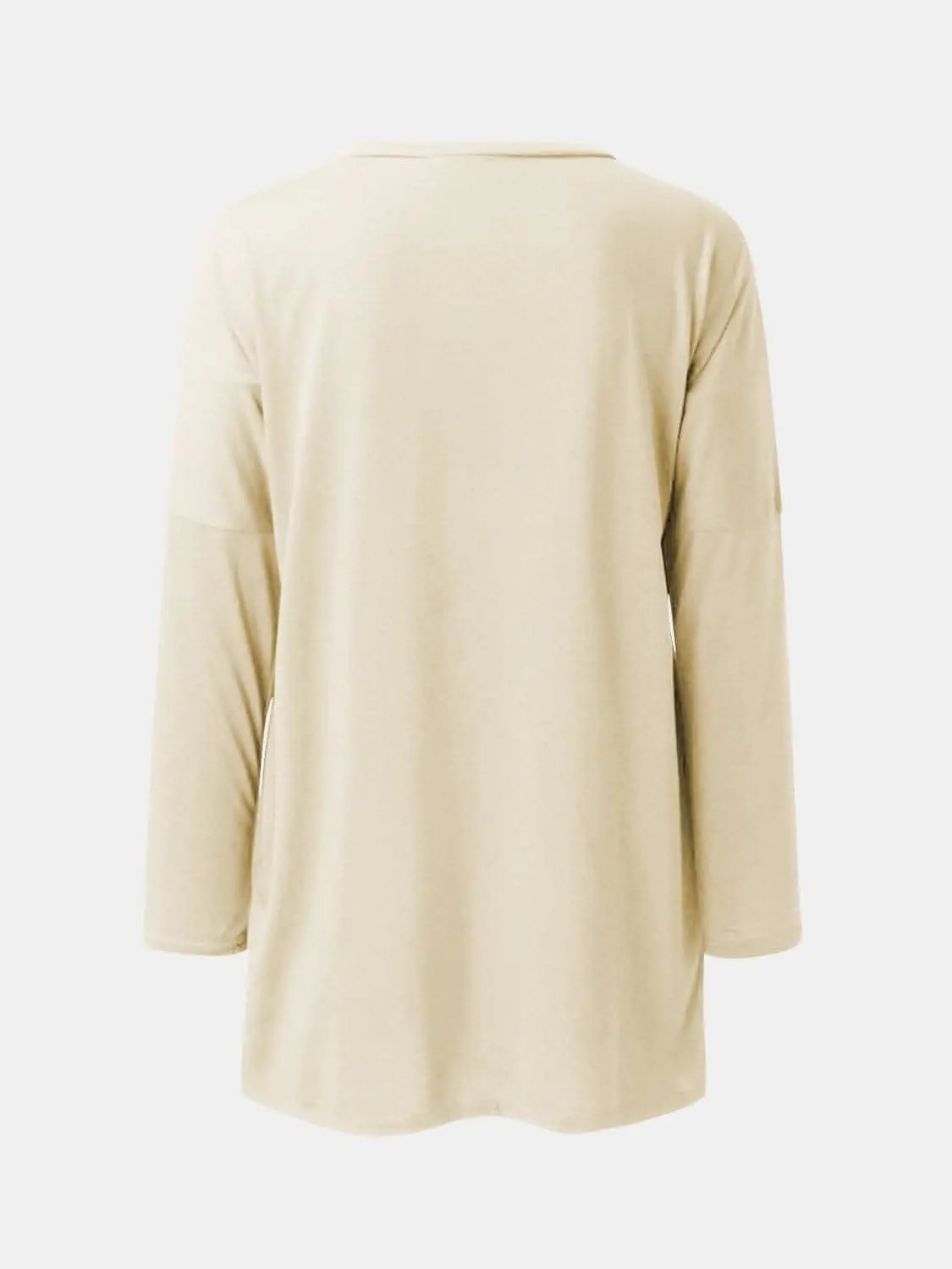 Pocketed long sleeve tee - chic style - Love Salve 
