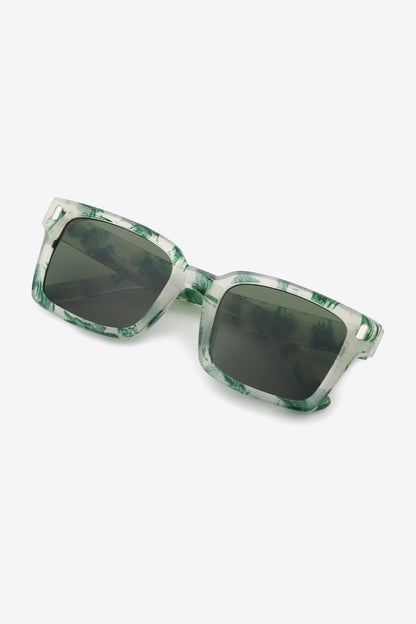 UV400 Polycarbonate Square Sunglasses.