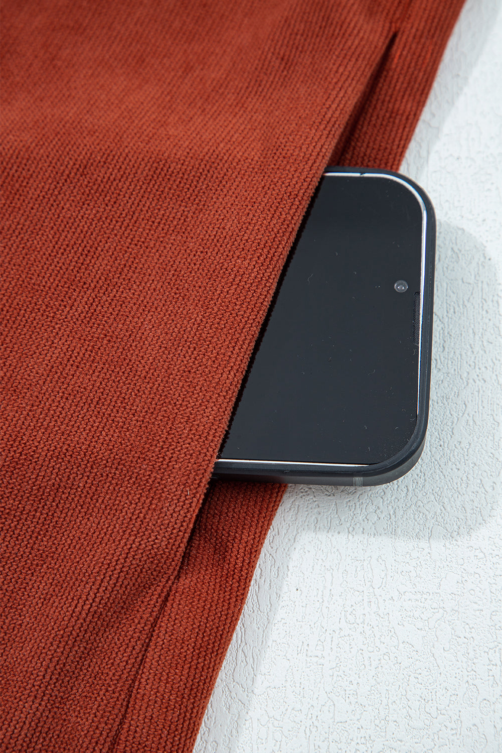 Gold Flame Velvet Flap Pockets Drop Shoulder Casual Shacket For Everyday Wear Versatile Layering Piece For Cool Weather Dear-Lover Dropshipping