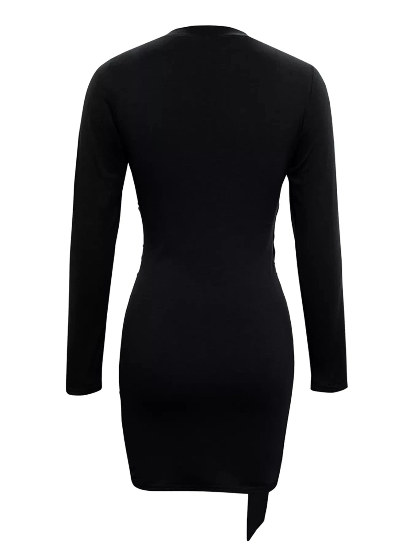 Round Neck Long Sleeve Bodycon Dress Coco’s Tee Boutique
