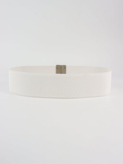 Alloy Buckle Elastic Belt.