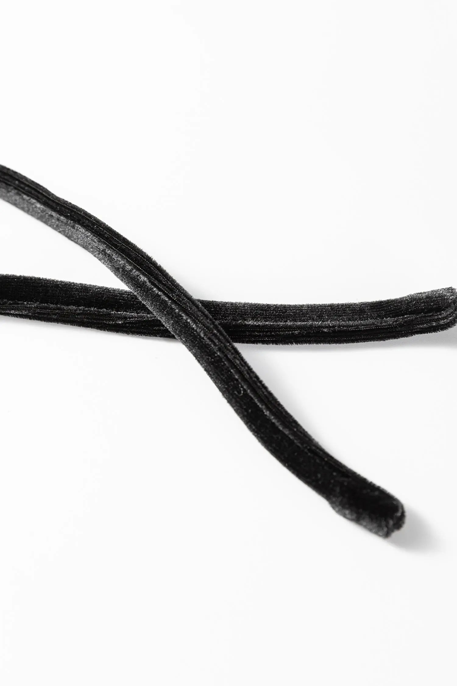 Black Shiny Velvet Drawstring High Waist Straight Leg Casual Pants for Women Dear-Lover Dropshipping