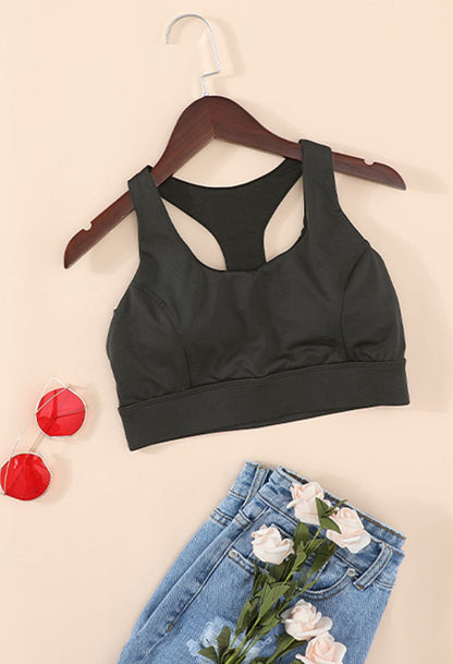 Racerback Push Up Sports Bra.