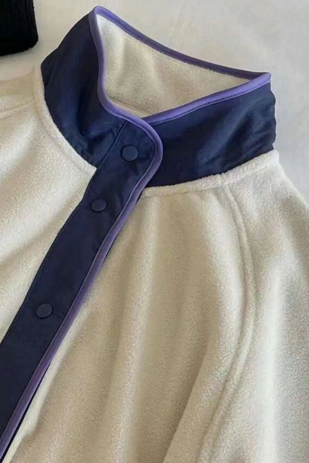 Double Take: Contrast Fleece Jacket