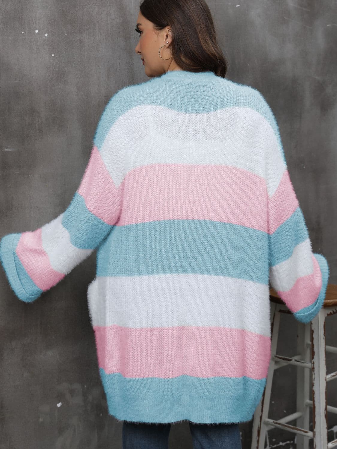 Cozy Plus Size Cardigan - 100% Acrylic