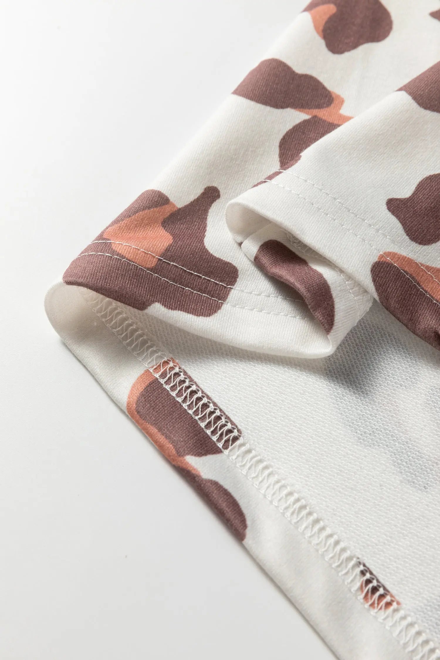 Beige Leopard Print Patch Pocket Drawstring Loose Pants Dear-Lover Dropshipping