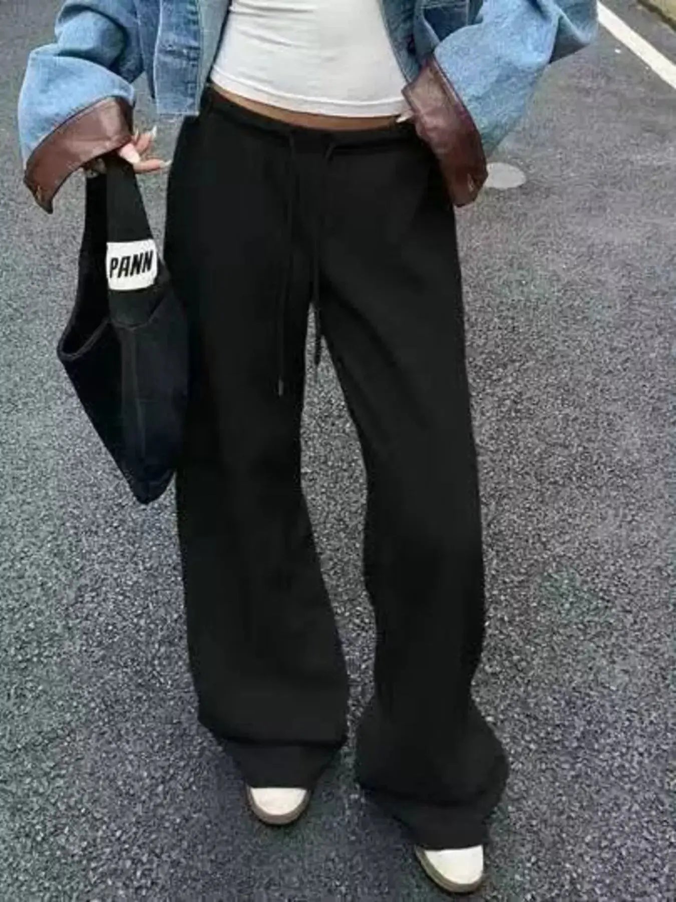 Wide Leg Drawstring Sweatpants Simply Love