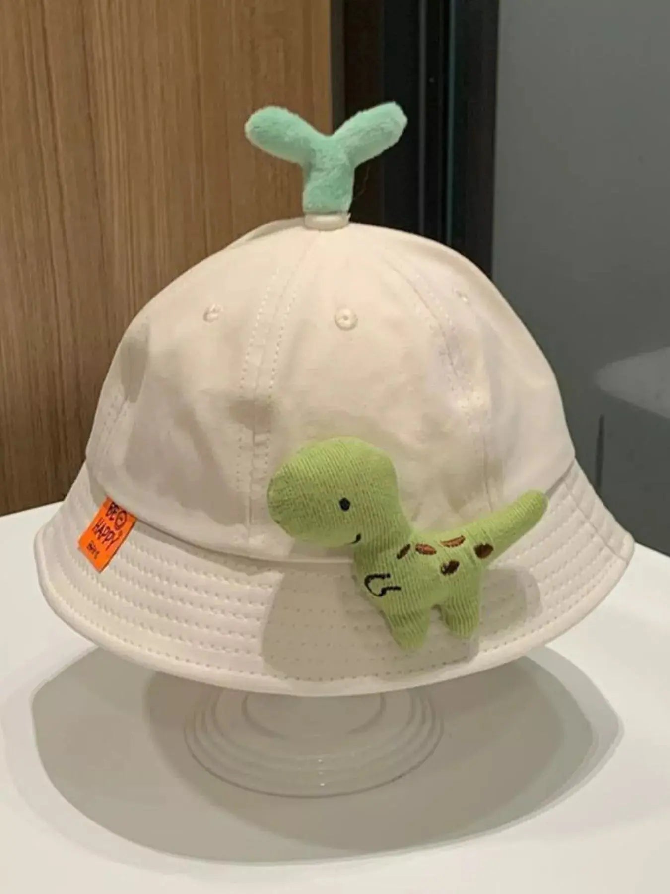 Children's Dinosaur & Sprout Decor Bucket Hat Simply Love