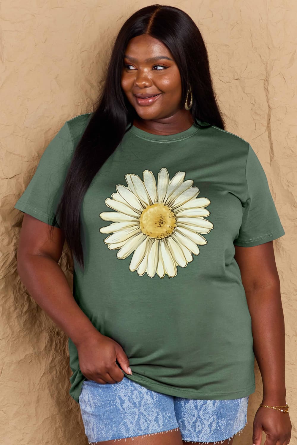 Simply Love: Flower Cotton Tee