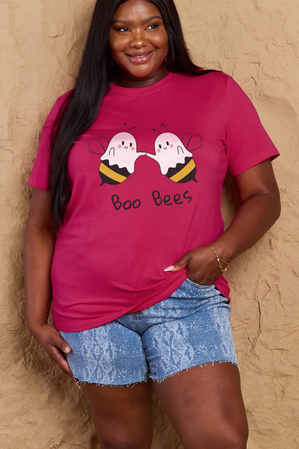 Simply Love Full Size BOO BEES Graphic Cotton T-Shirt Simply Love