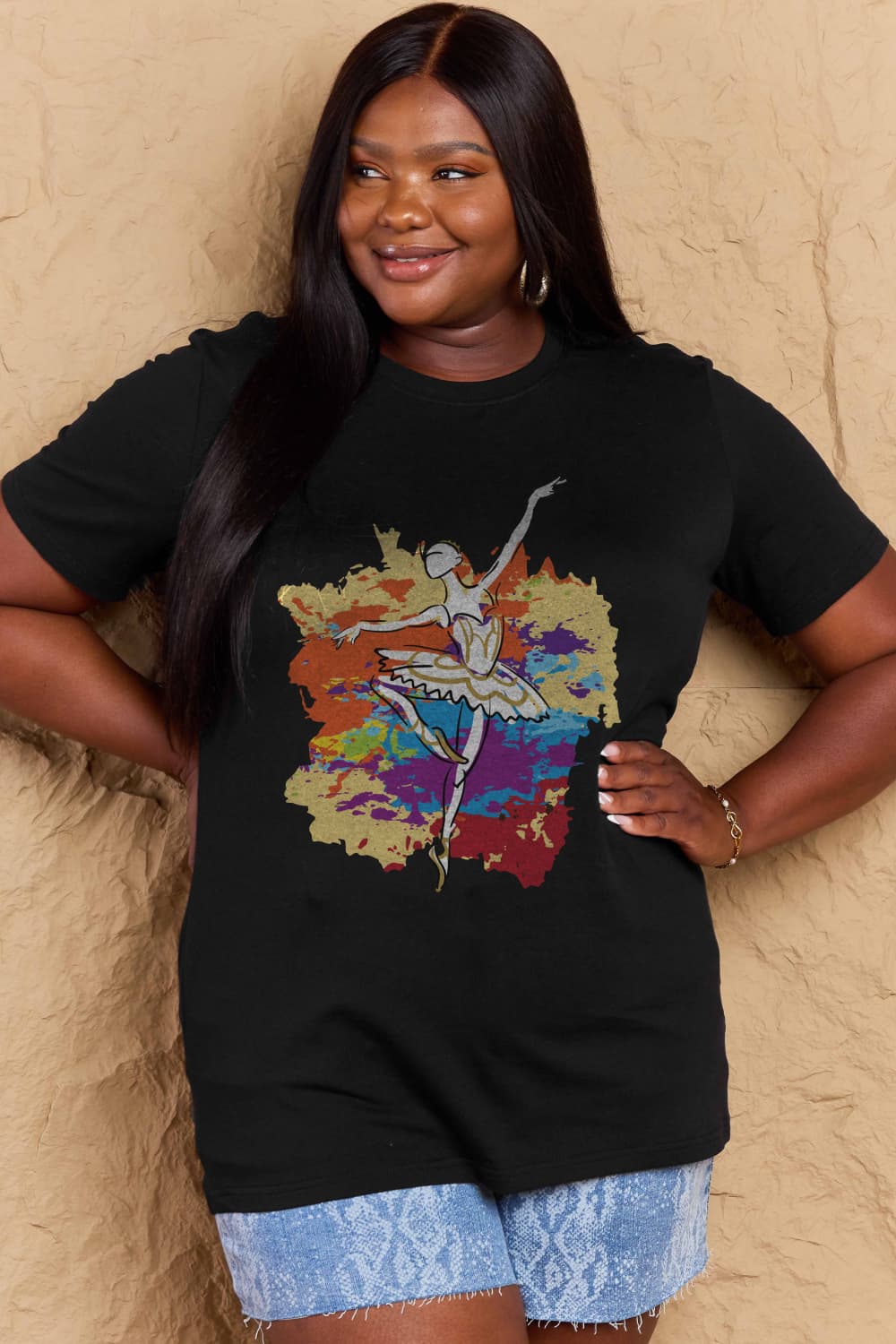 Simply Love: Ballet Dancer Cotton Tee