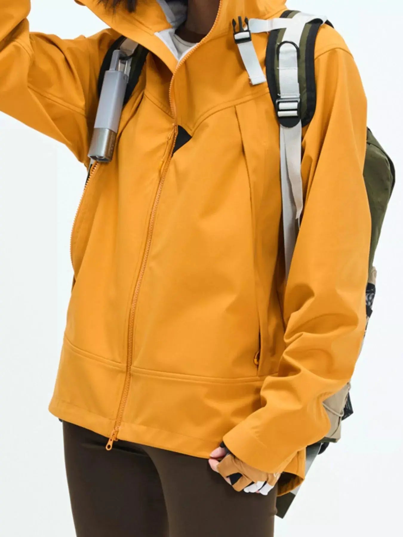 Men's Full Size Zip Up Long Sleeve Hooded Jacket Plus Size Simply Love