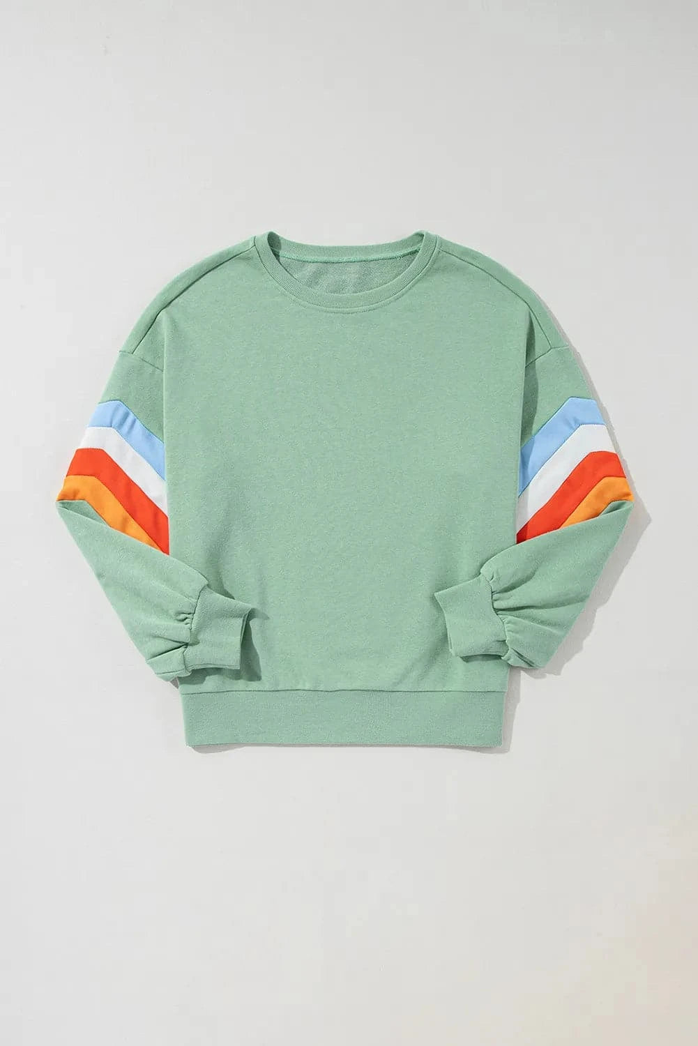 Colorblock Long Sleeve Crewneck Sweatshirt