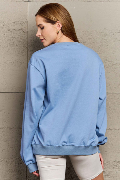 Stylish Drop Shoulder Graphic Sweatshirt