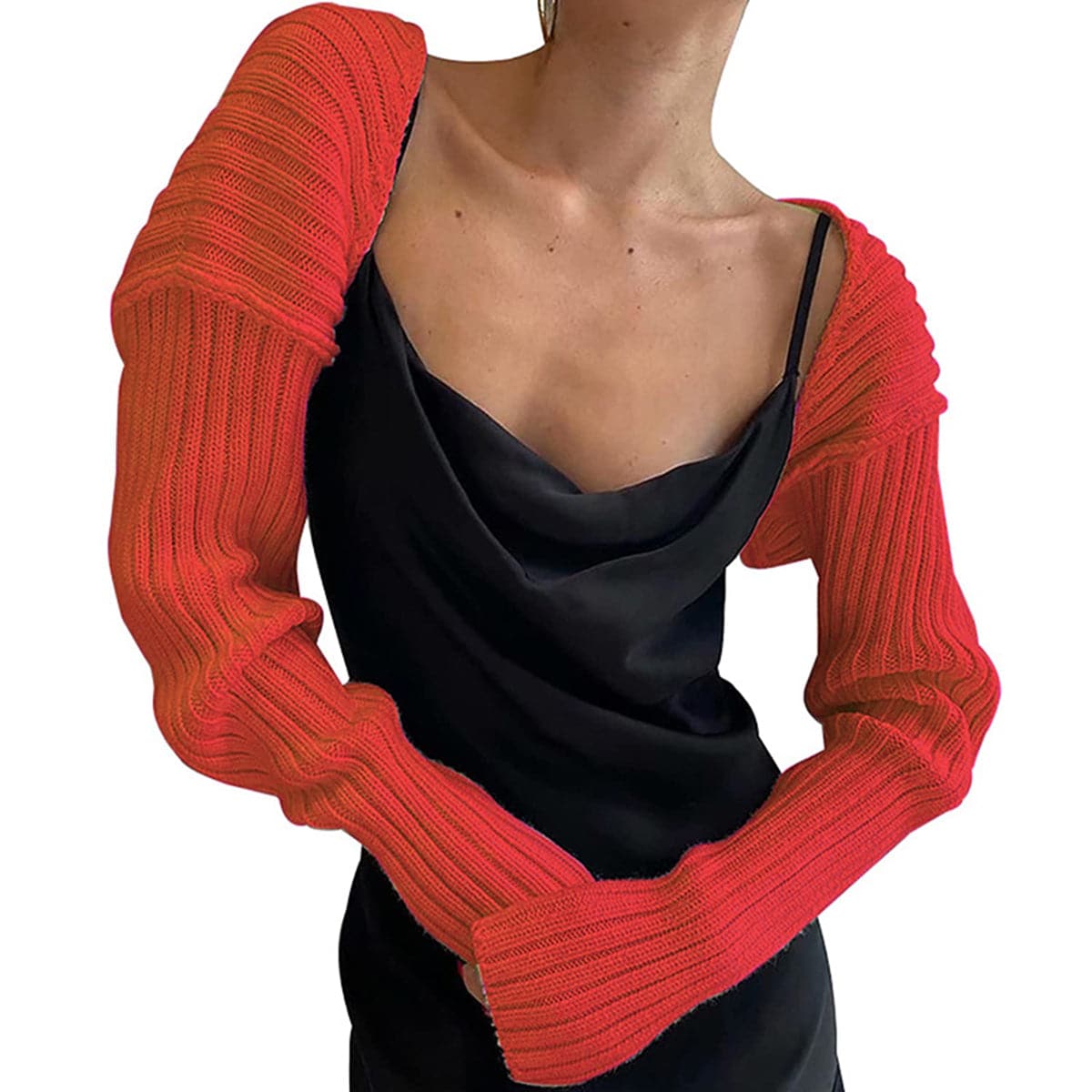 Long Sleeve Knit Bolero.