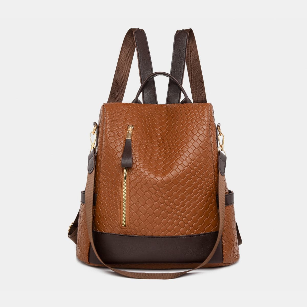 Stylish PU leather large backpack for everyday adventures