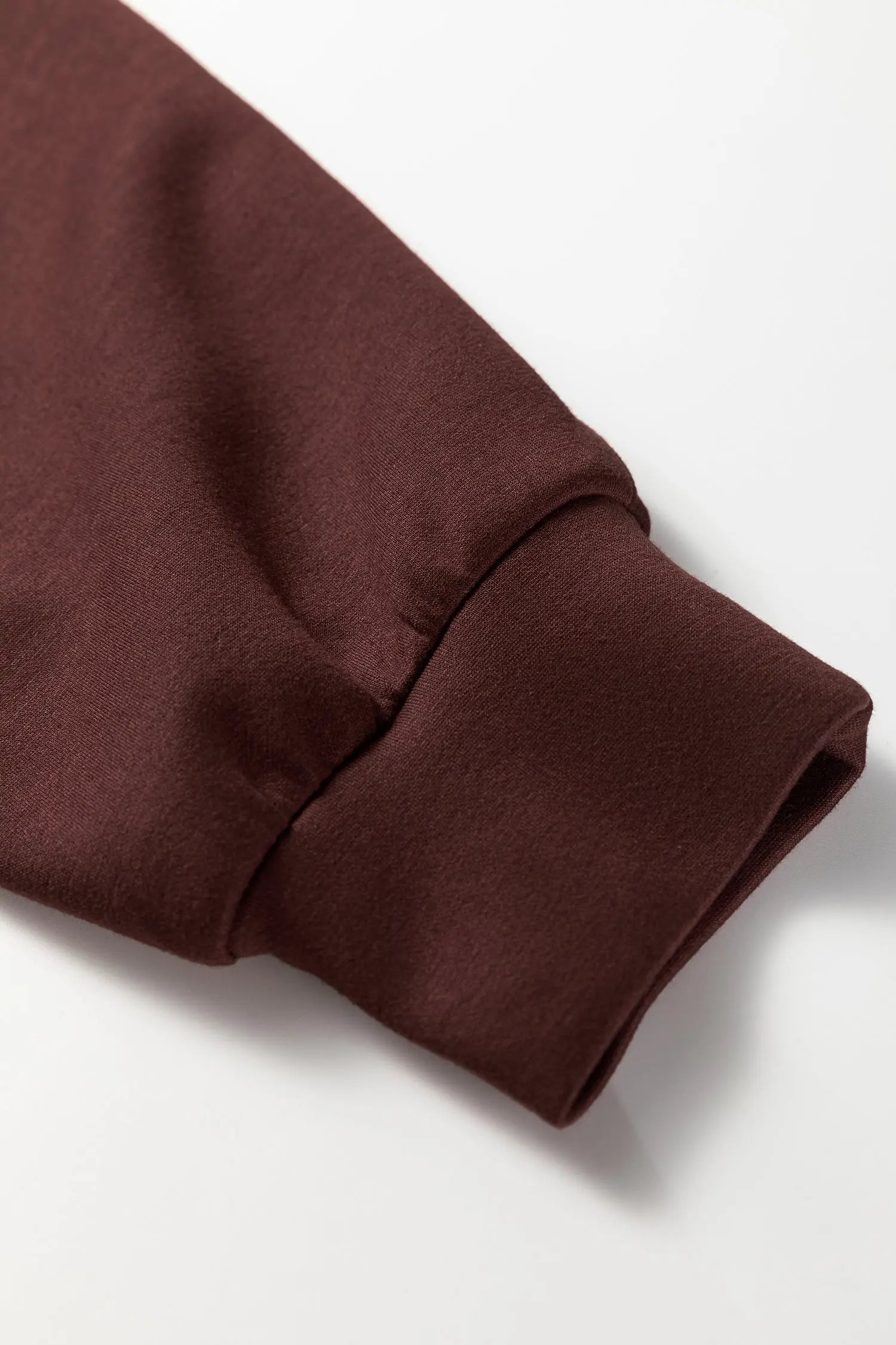 Chicory Coffee Button Drawstring Cropped Hoodie Jogger 2pcs Set Dear-Lover Dropshipping