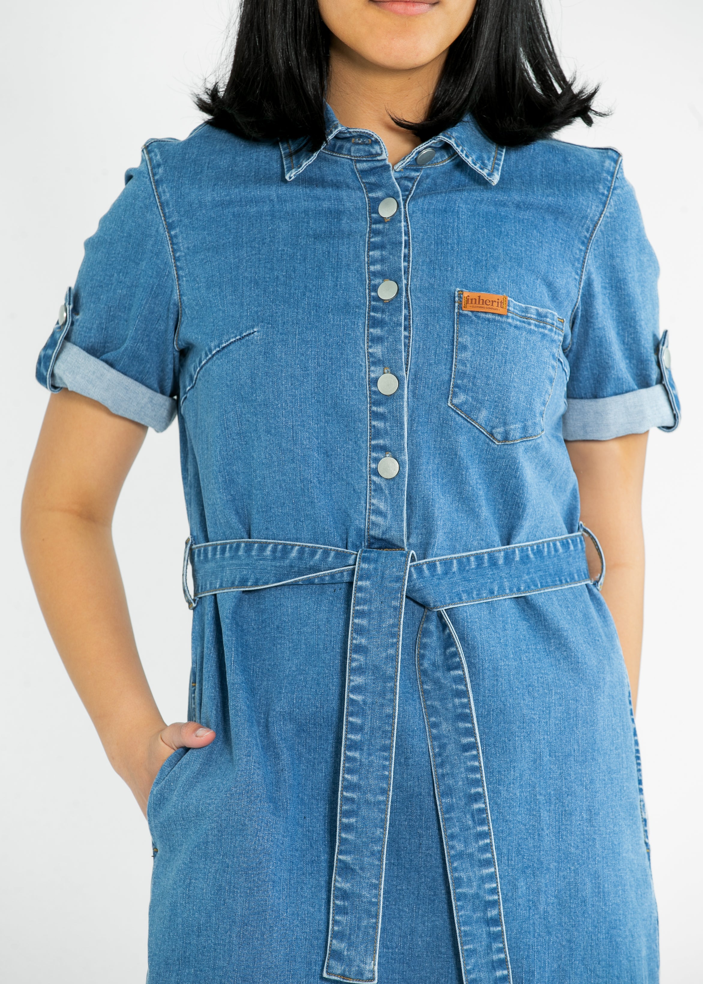 Ada Denim Midi Dress - Product image 5 IC Dresses by Inherit Co.
