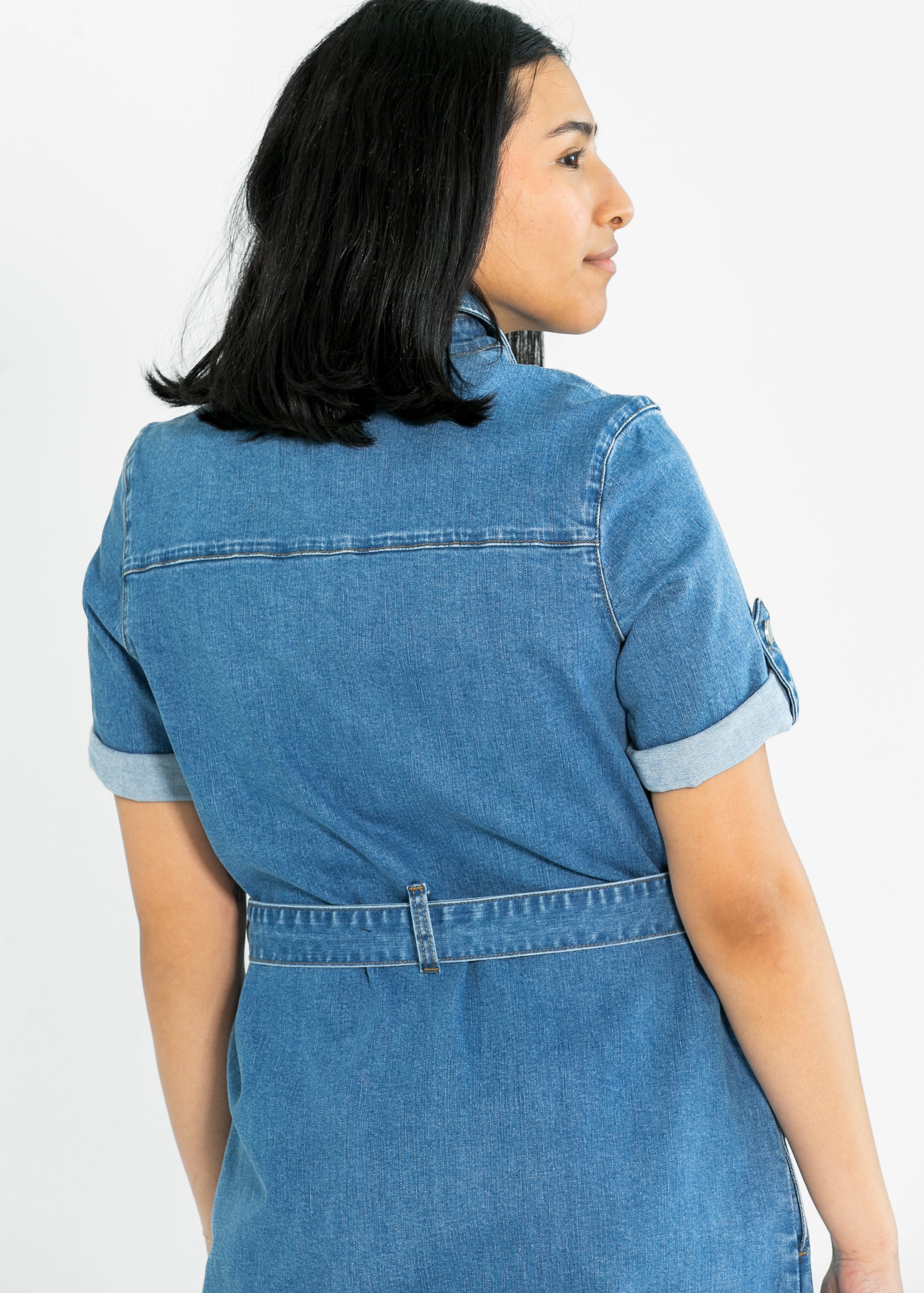 Ada Denim Midi Dress Inherit Co.