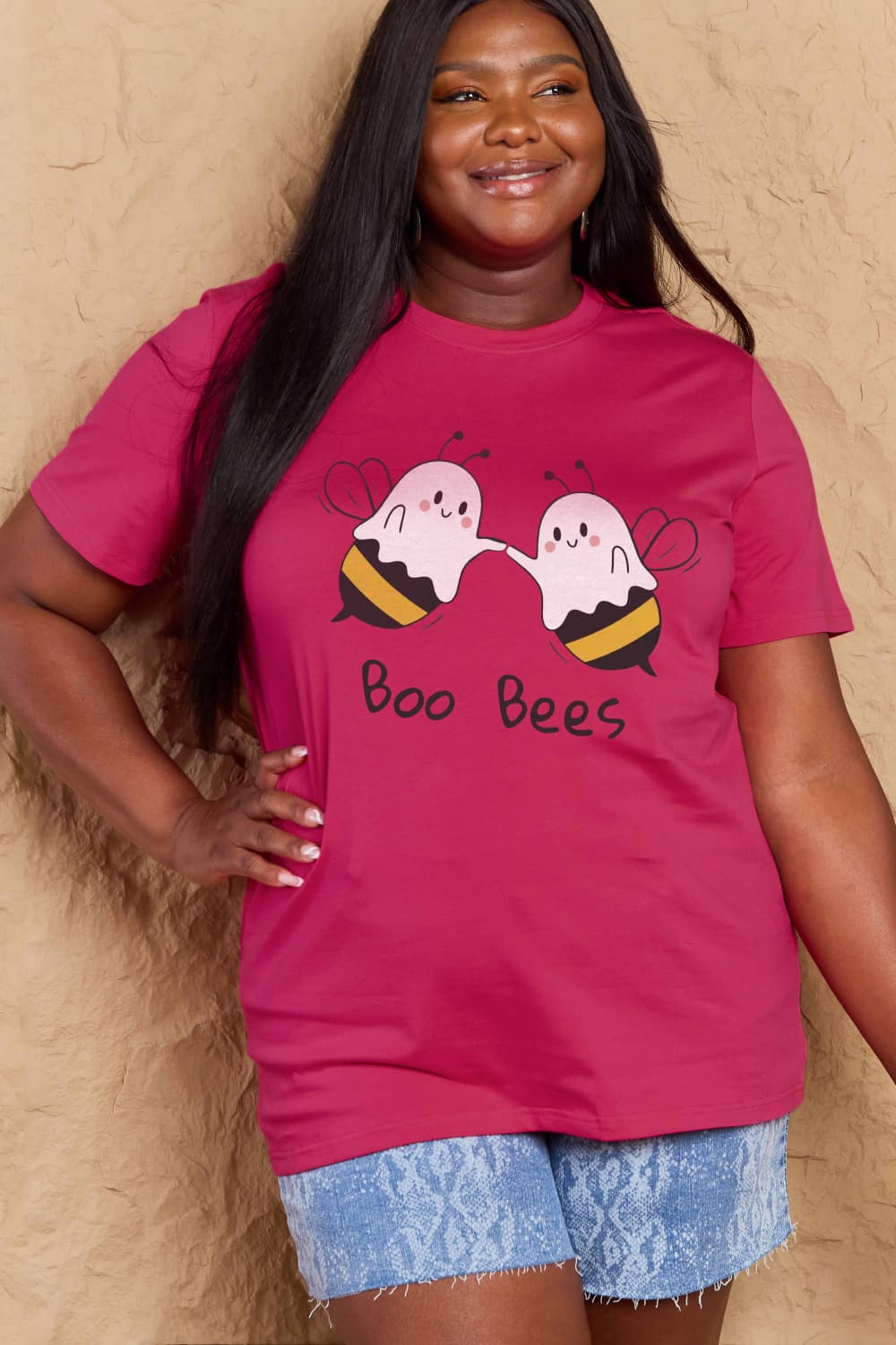 Simply Love Full Size BOO BEES Graphic Cotton T-Shirt Simply Love