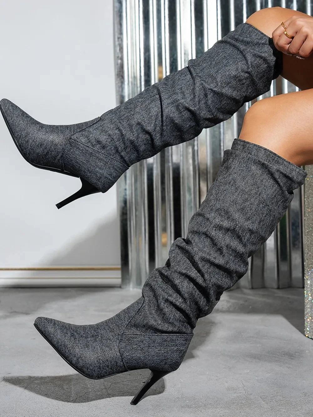 Point Toe Stiletto Boots Coco’s Tee Boutique
