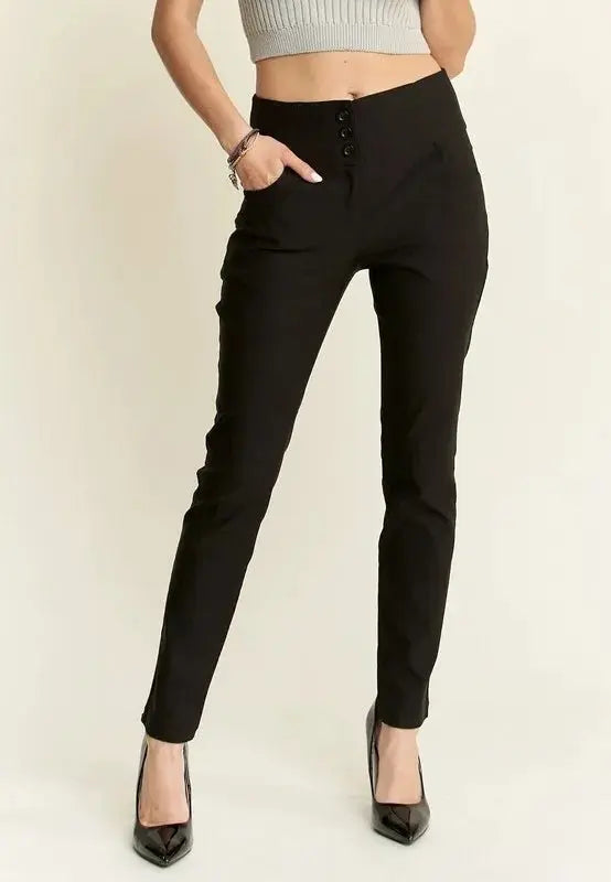 ADORA High Waist Skinny Pants for Women - Chic Fit - Love Salve 