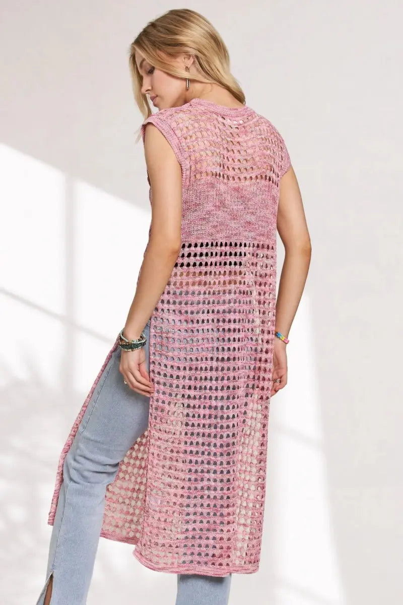 ADORA Multi Color Crochet Tunic Top - Love Salve