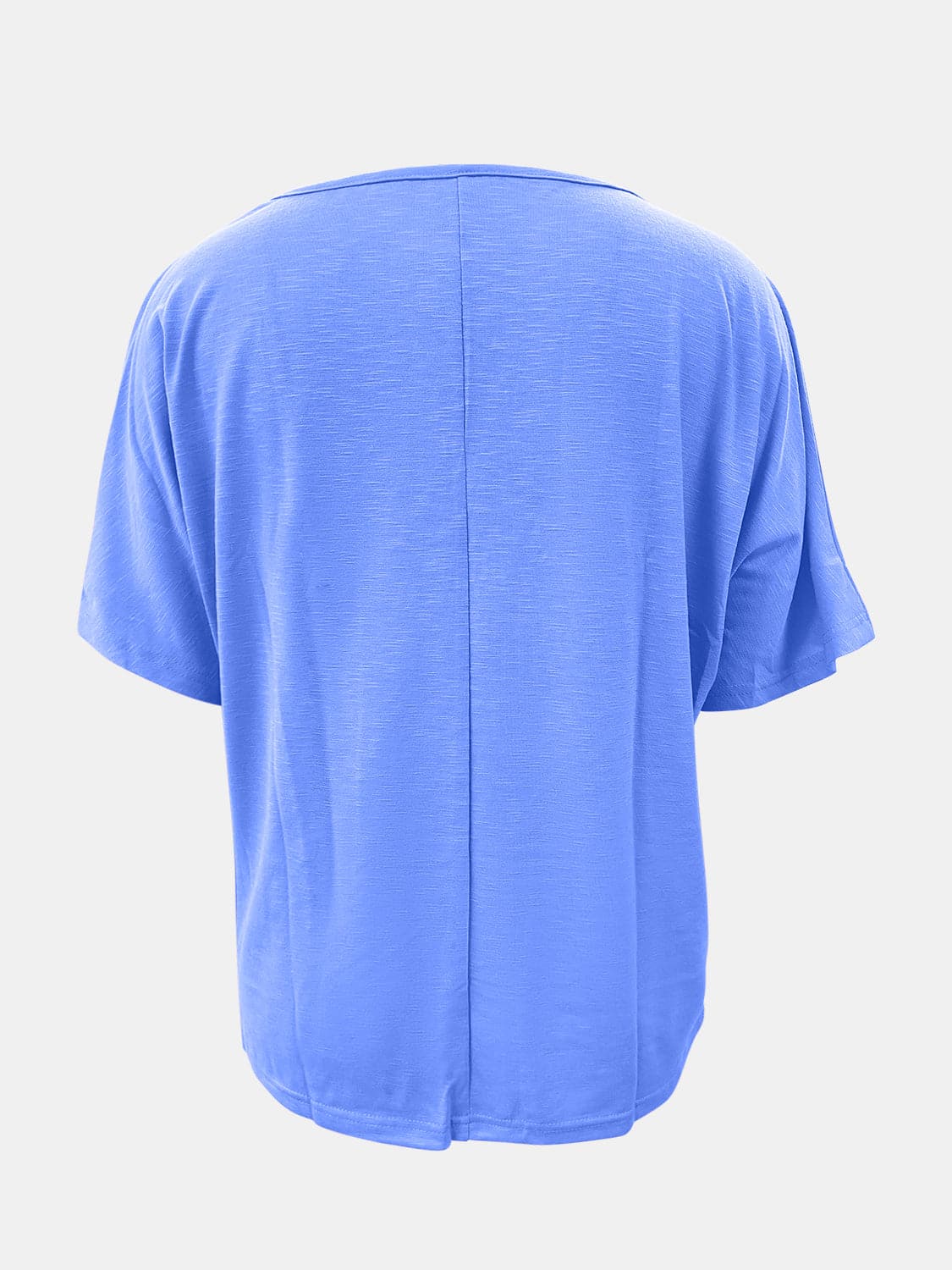 Full Size Scoop Neck Short Sleeve T-Shirt.