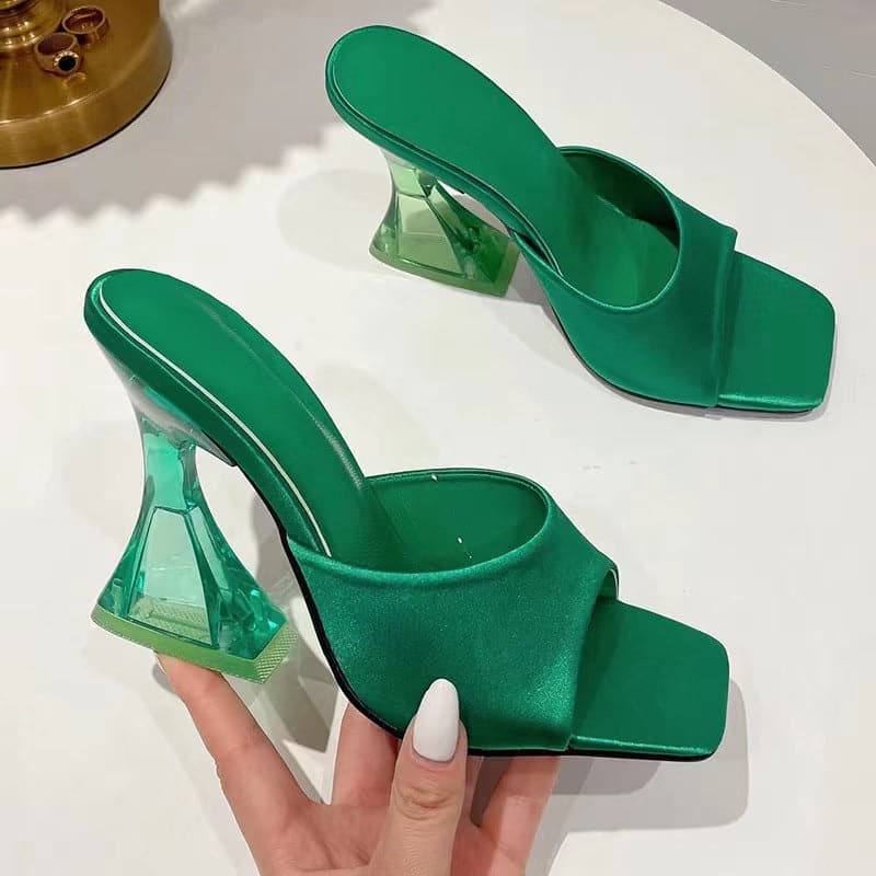 Open Toe High Heel Sandals.