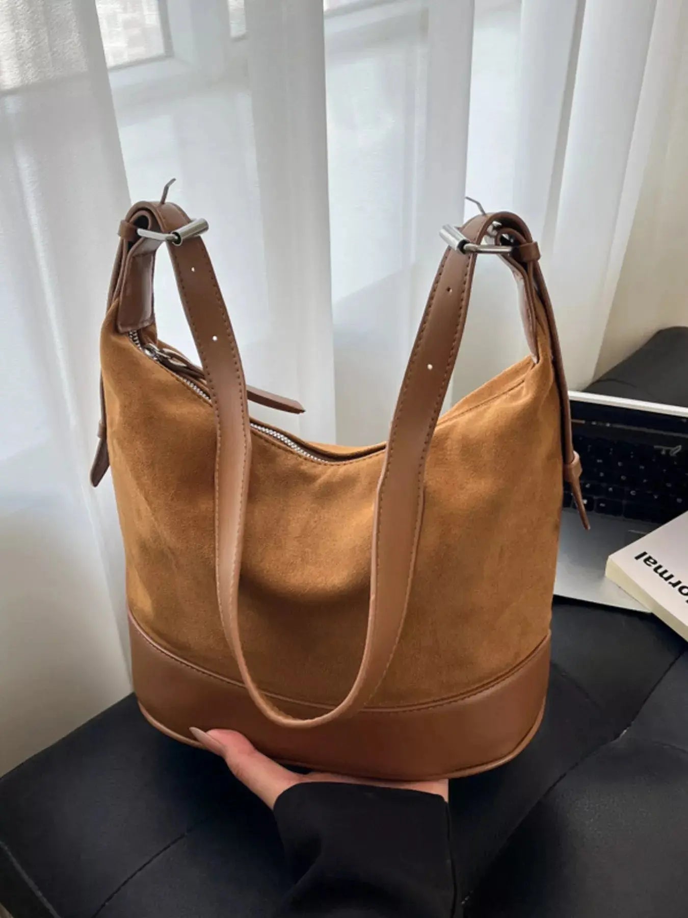 Adjustable Strap Tote Bag Simply Love