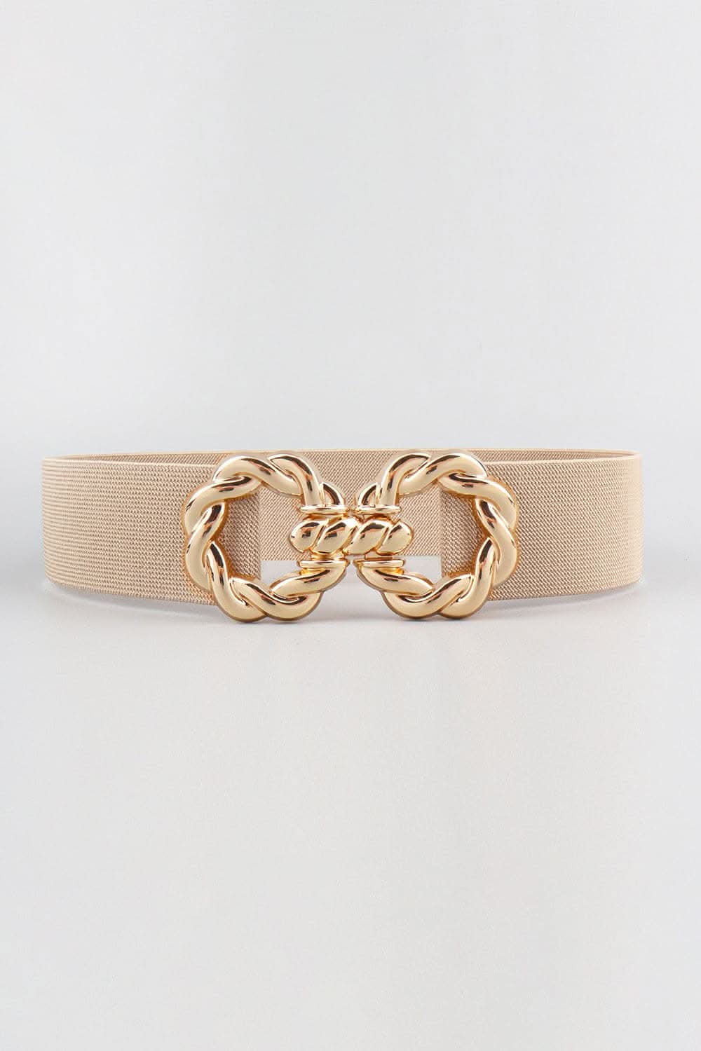 Elastic belt with zinc alloy buckle - Love Salve 