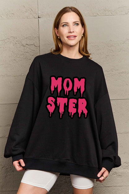 Mom's Love Graphic Sweatshirt in Full Size