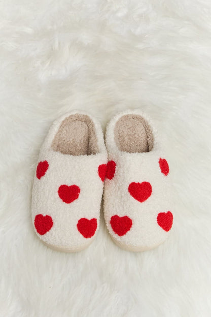 Melody Printed Plush Slide Slippers.