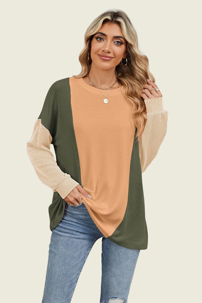 Double Take: Textured Long Sleeve Tee