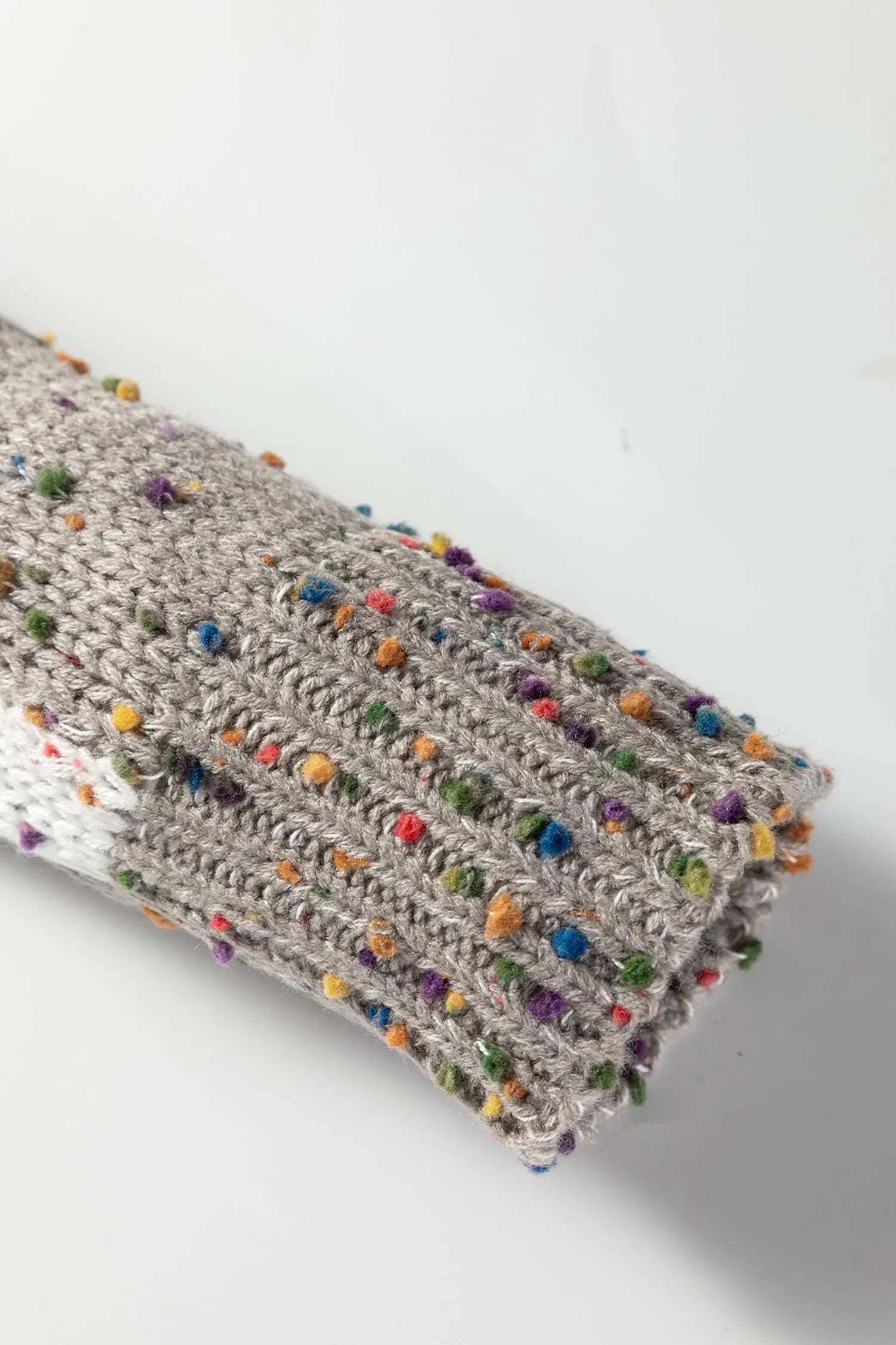 Brown Confetti Dot Checkered Print Open Cardigan with Pockets Dear-Lover Dropshipping