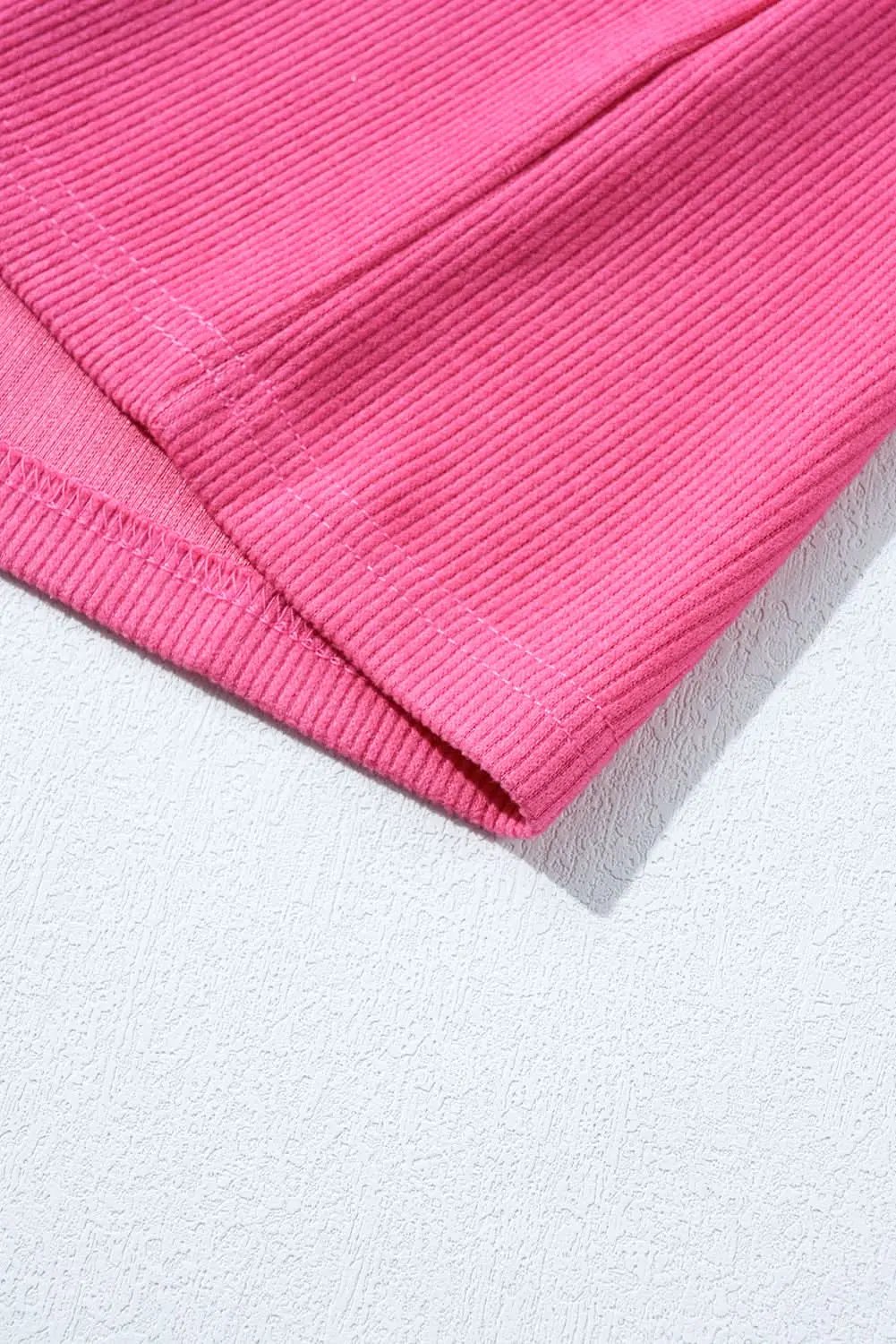 Bright pink plus-size floral top - Love Salve 