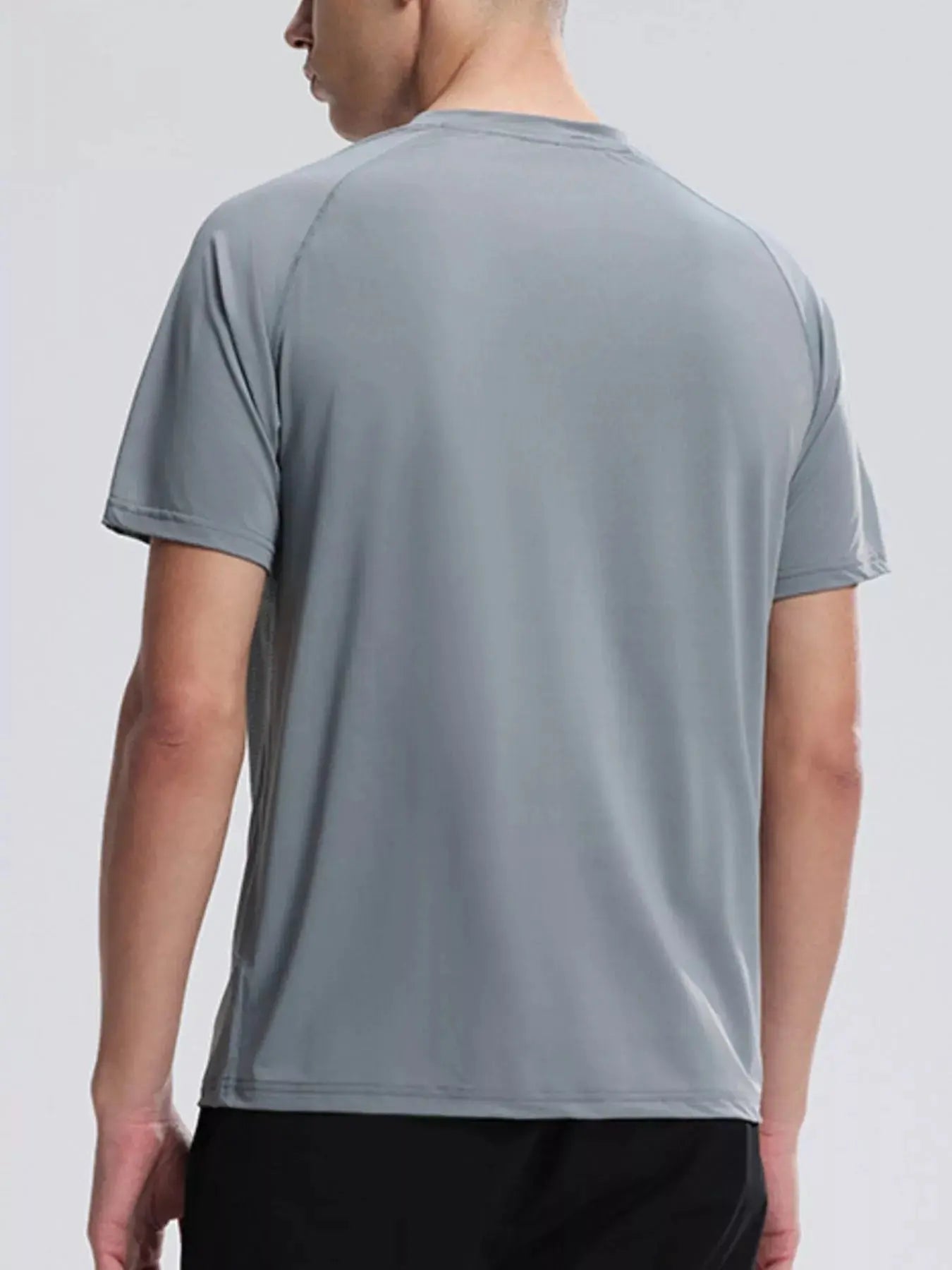 Men's Plus Size Round Neck Athletic T-Shirt Simply Love