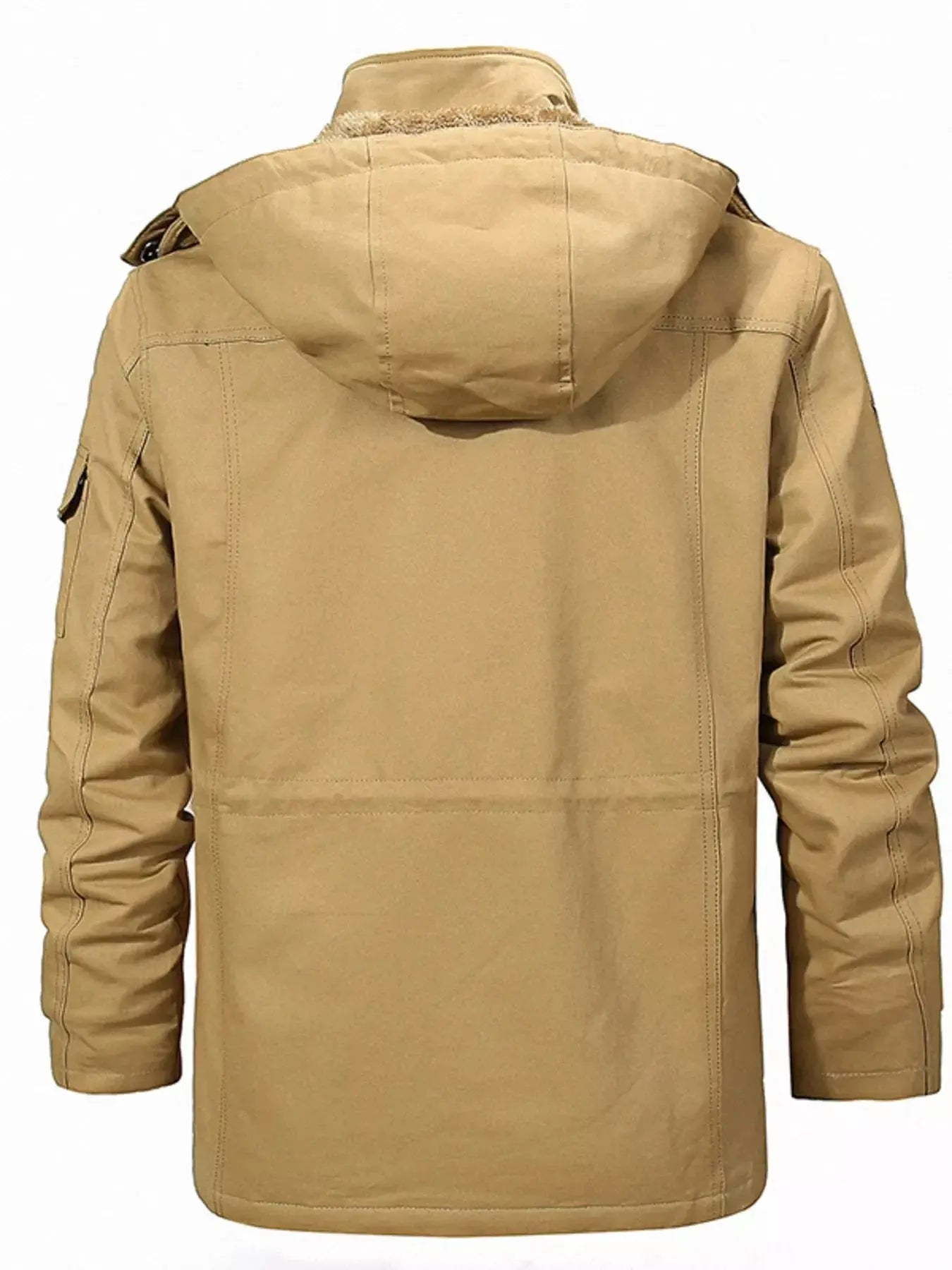 Men's Full Size Zip Up Fleece Lined Jacket Plus Size Simply Love