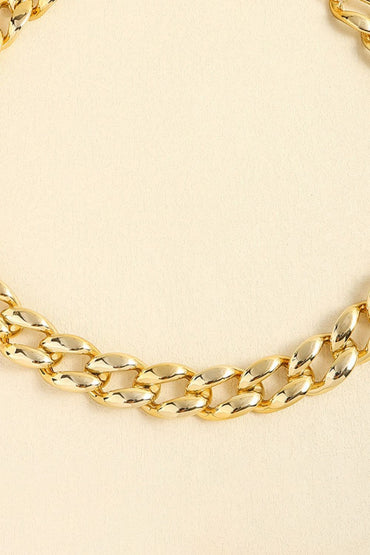 1" Width Acrylic Curb Chain Belt.