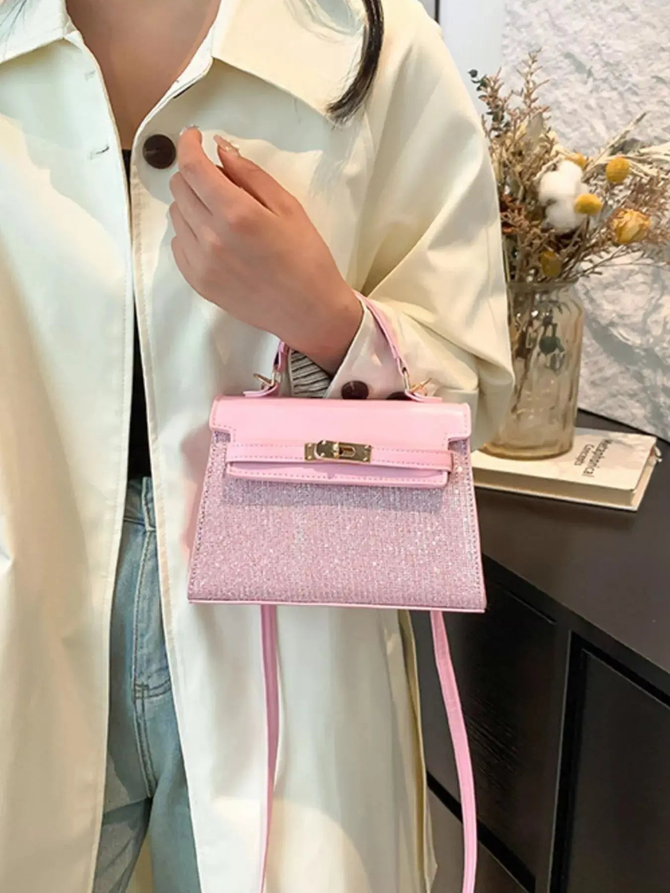 Adjustable Strap Mini Crossbody Bag Simply Love