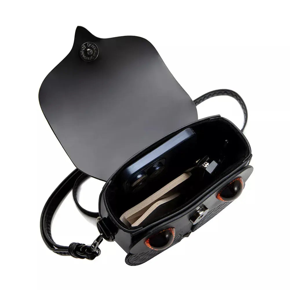 Owl Design Leather Crossbody Bag Simply Love