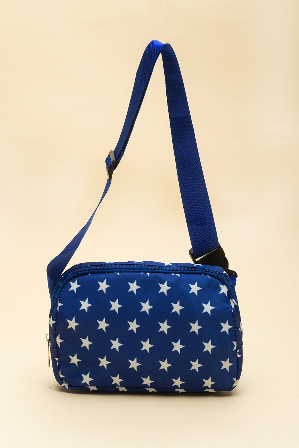 Patriotic star print crossbody bag for Independence Day celebrations