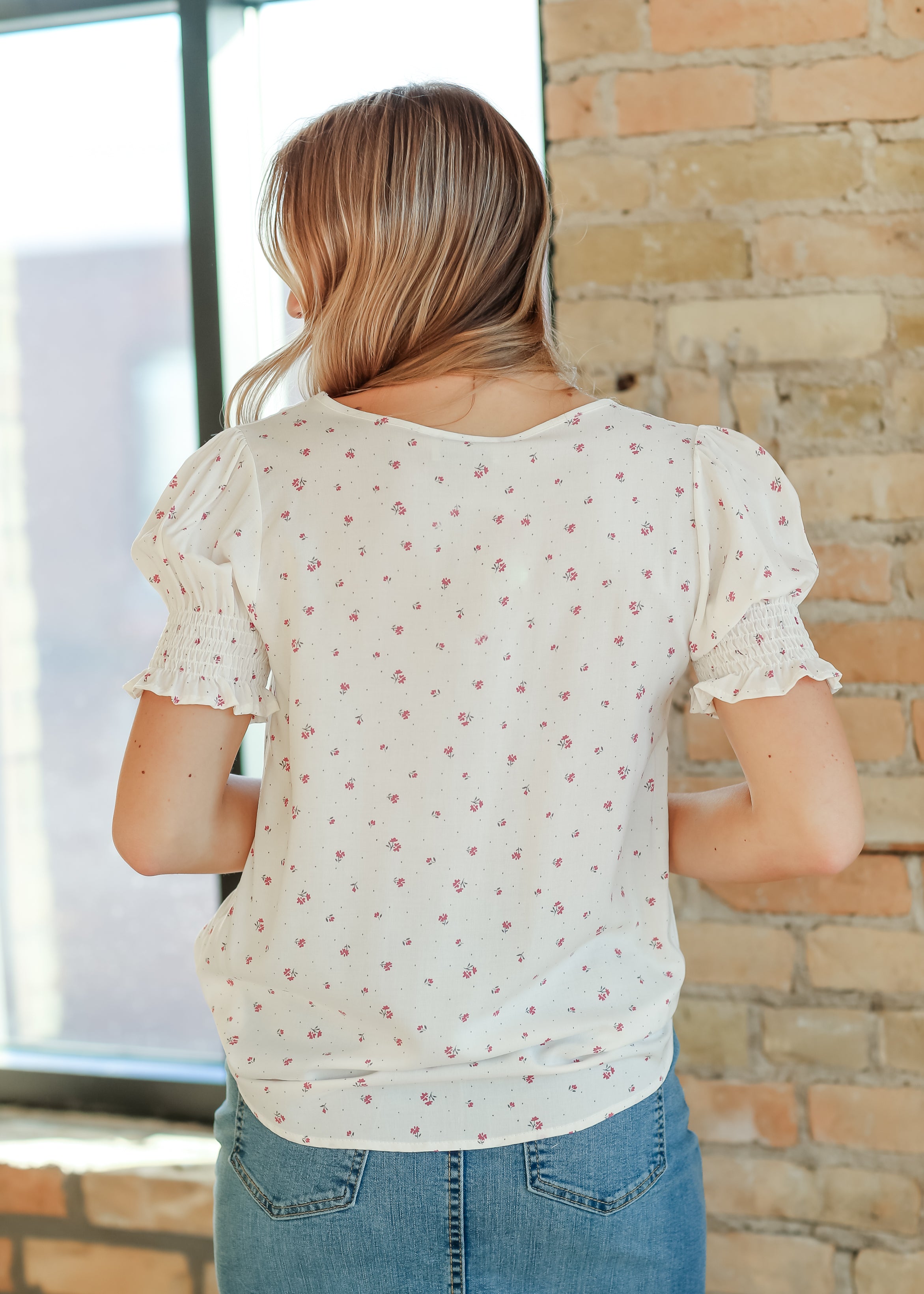 Alisa Short Ruffle Sleeve Top - FINAL SALE - Product image 6 IC Tops by Inherit Co.