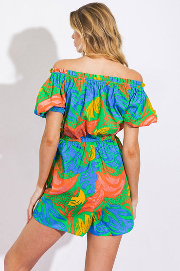 ALL THE CHEER WOVEN ROMPER - Love Salve