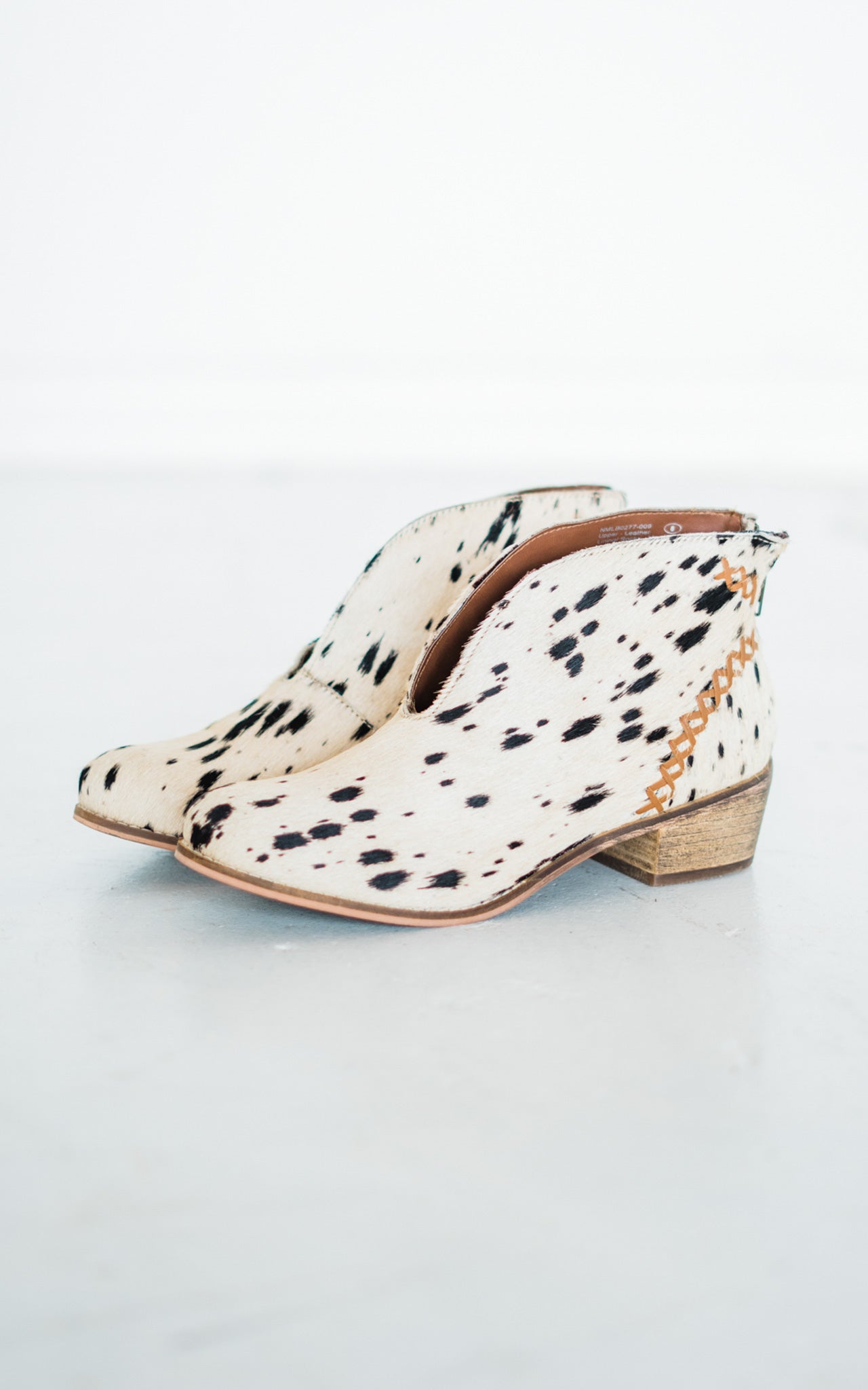 All Roads Bootie in Black and White - Product side view 110 Fashion Boots by Naughty Monkey
