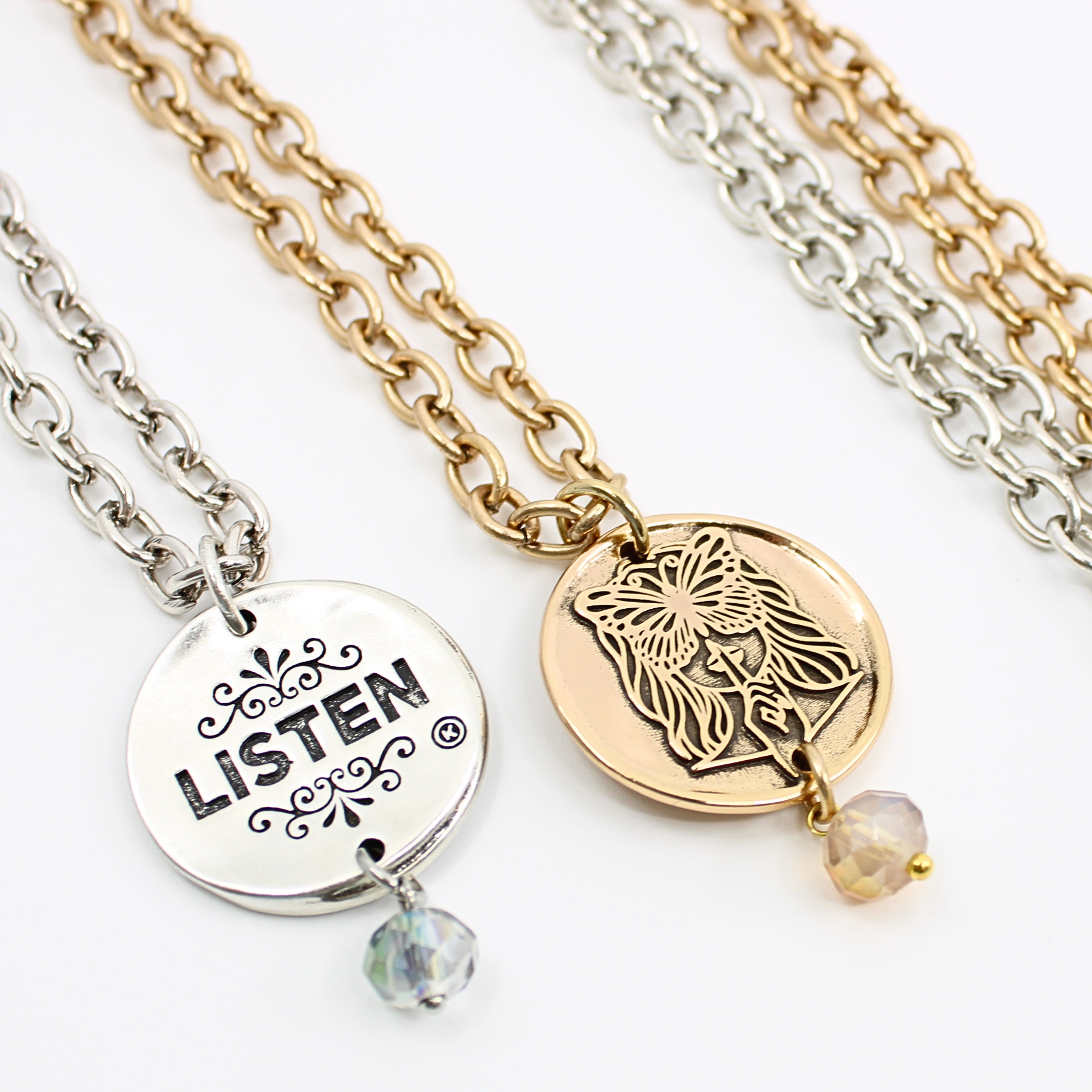 Listen Madame Butterfly Essential Necklace Katia Designs
