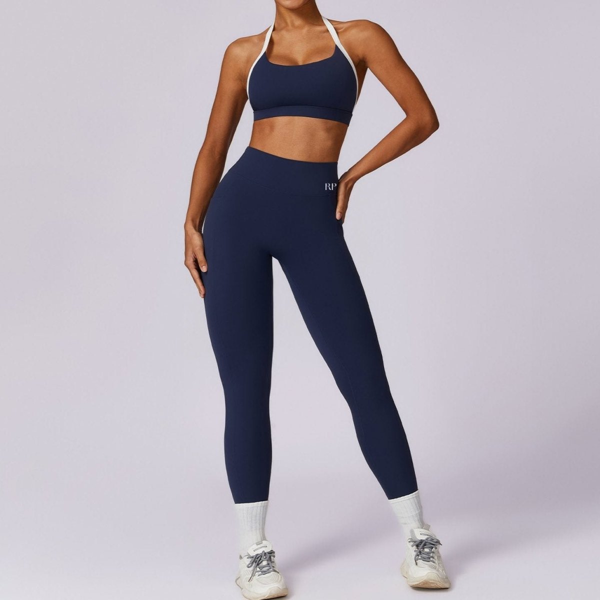 Alyssa Pocket Leggings - Product detail view Activewear by Rockstar Peach