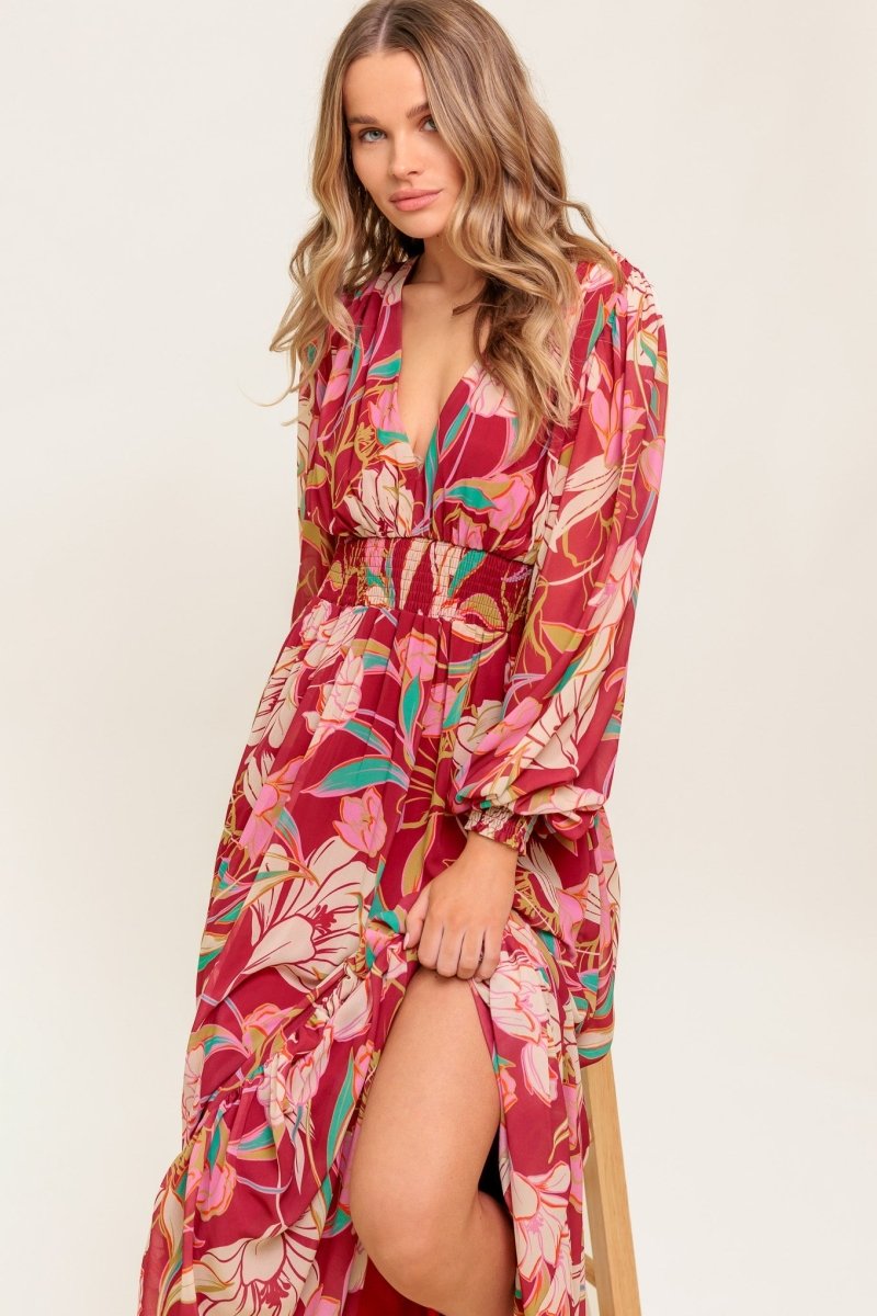 AMAZING PRESENCE WOVEN MAXI DRESS - Love Salve